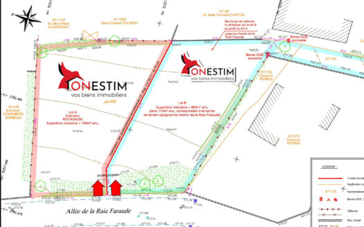 Terrain à bâtir 860m² Montbrison